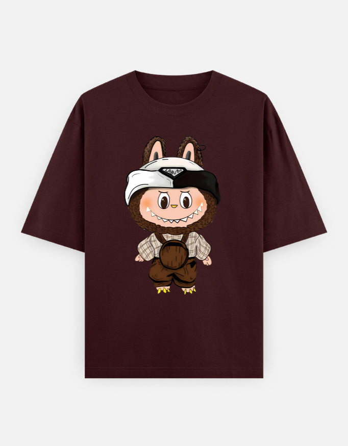 Labubu Village Mood – Unisex Oversized T-Shirt | Vintage Vibe Meets Modern Mischief - House of ViDi