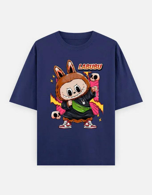 Labubu Street Vibe – Unisex Oversized T-Shirt | Funky, Fearless & Full of Attitude - House of ViDi