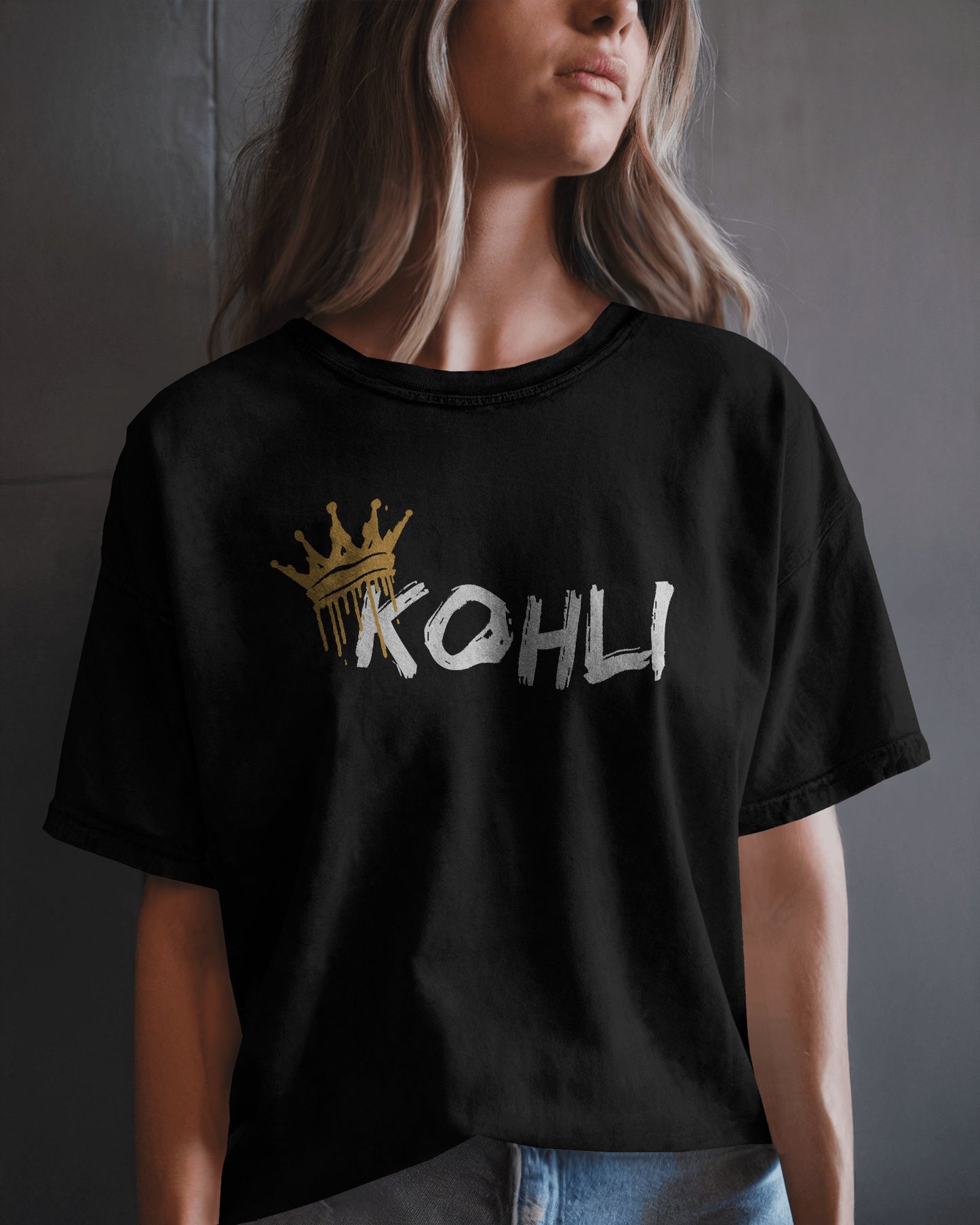 King Kohli T-Shirt – Unisex Cotton Tee for True Cricket Royalty Fans