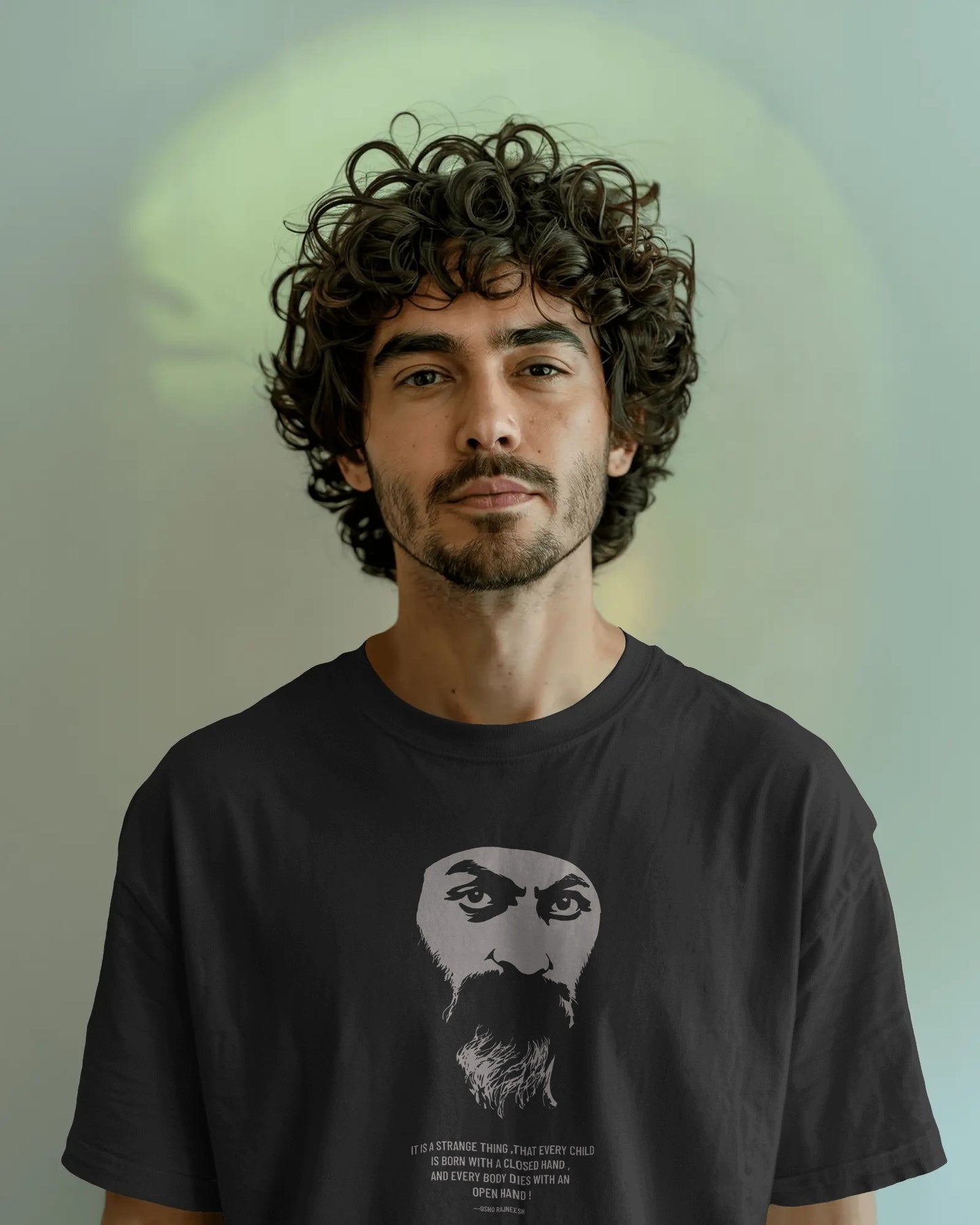 Osho Quote Unisex T-shirt – “Born Closed, Die Open” Minimalist Spiritual Tee | House of ViDi