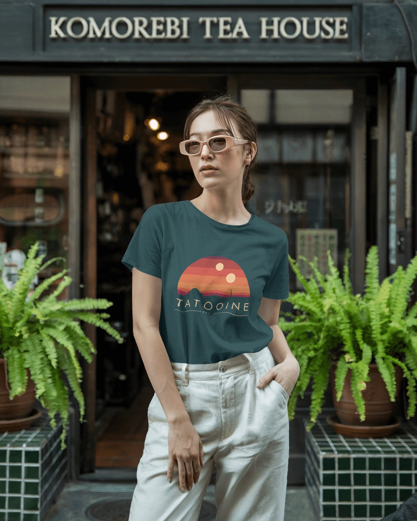Star Wars Tatooine Classic T-Shirt | Twin Suns Desert Tee - House of ViDi