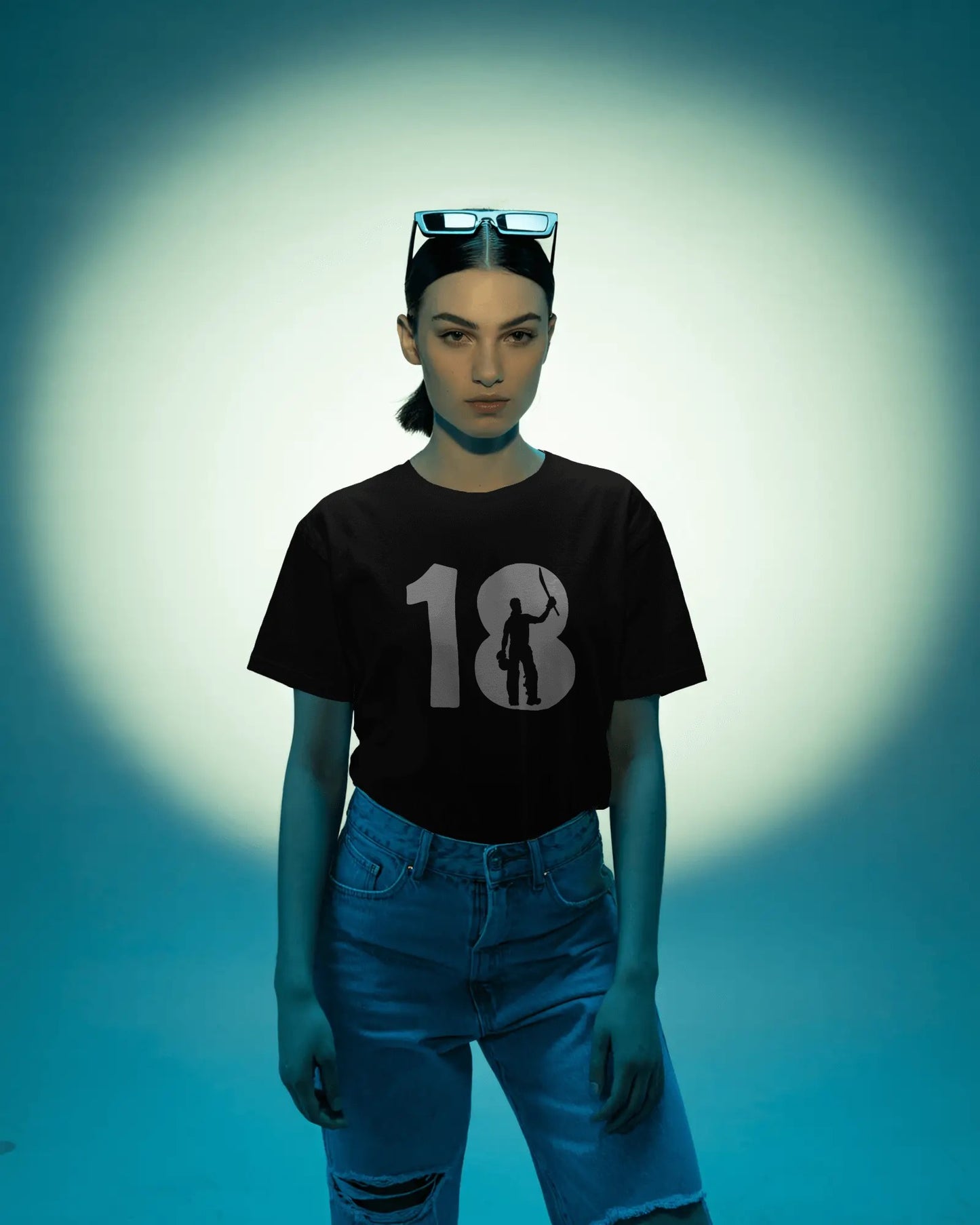 18 – The Legacy Lives On | Virat Kohli Tribute T-Shirt | Unisex Black Tee for True Fans