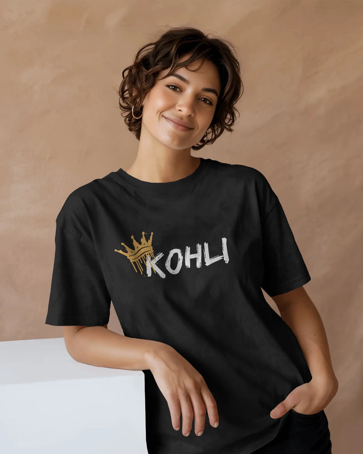 King Kohli T-Shirt – Unisex Cotton Tee for True Cricket Royalty Fans