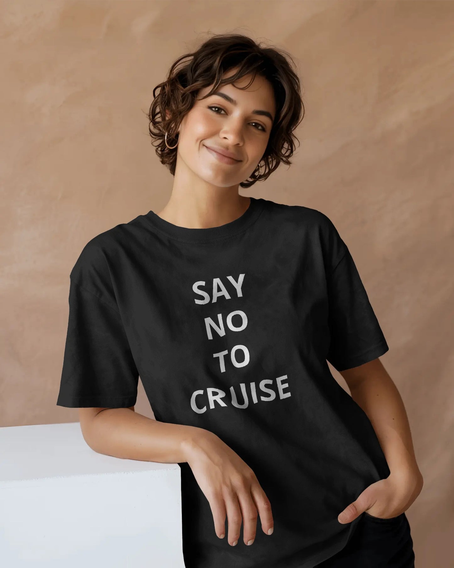 Say No To Cruise Unisex Classic T-Shirt | Inspired by Samay Raina’s Viral Look