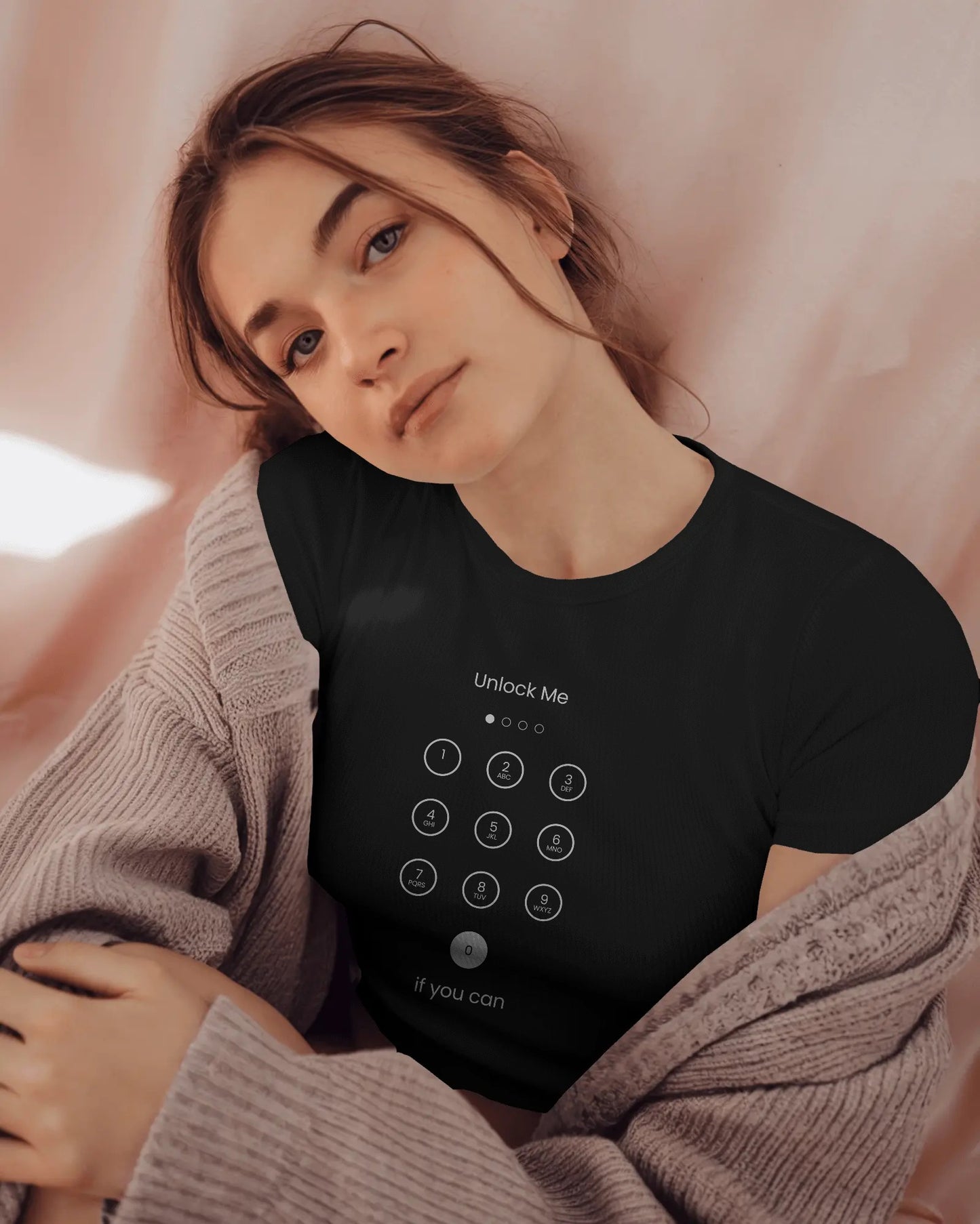 Unlock Me Unisex Classic T-Shirt | Fun Graphic Half Sleeve Tee - House of ViDi