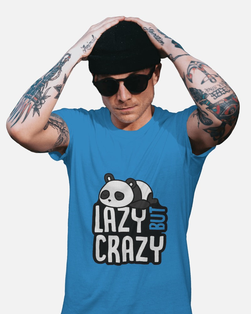 Lazy But Crazy Unisex Round Neck Half Sleeve T-Shirt
