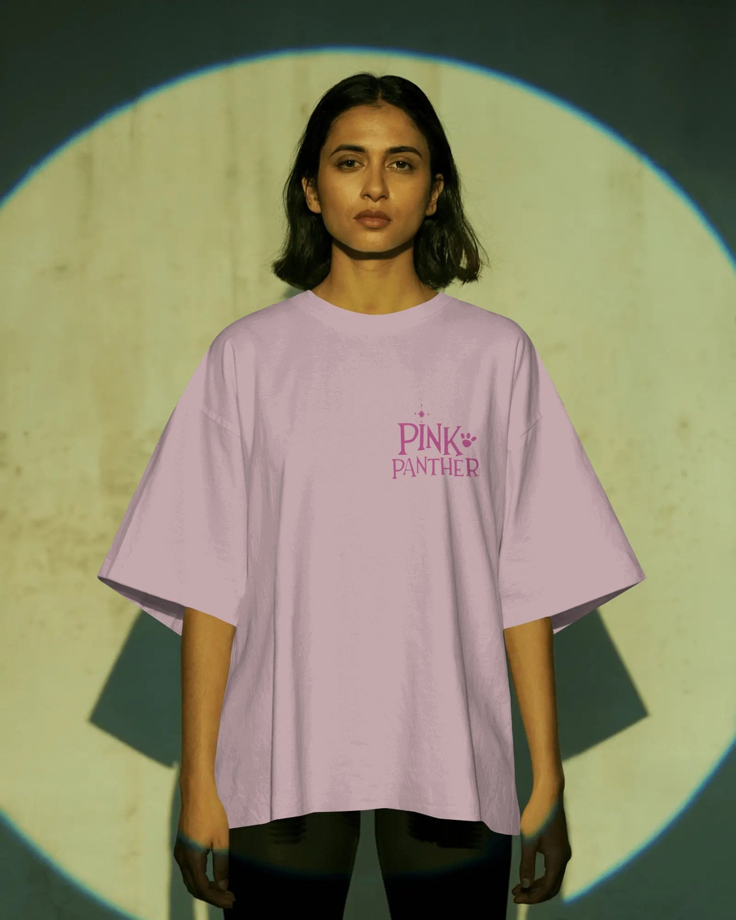 Pink Panther Oversized T-Shirt | Trendy Cartoon Graphic Tee for Men & Women | House of ViDi