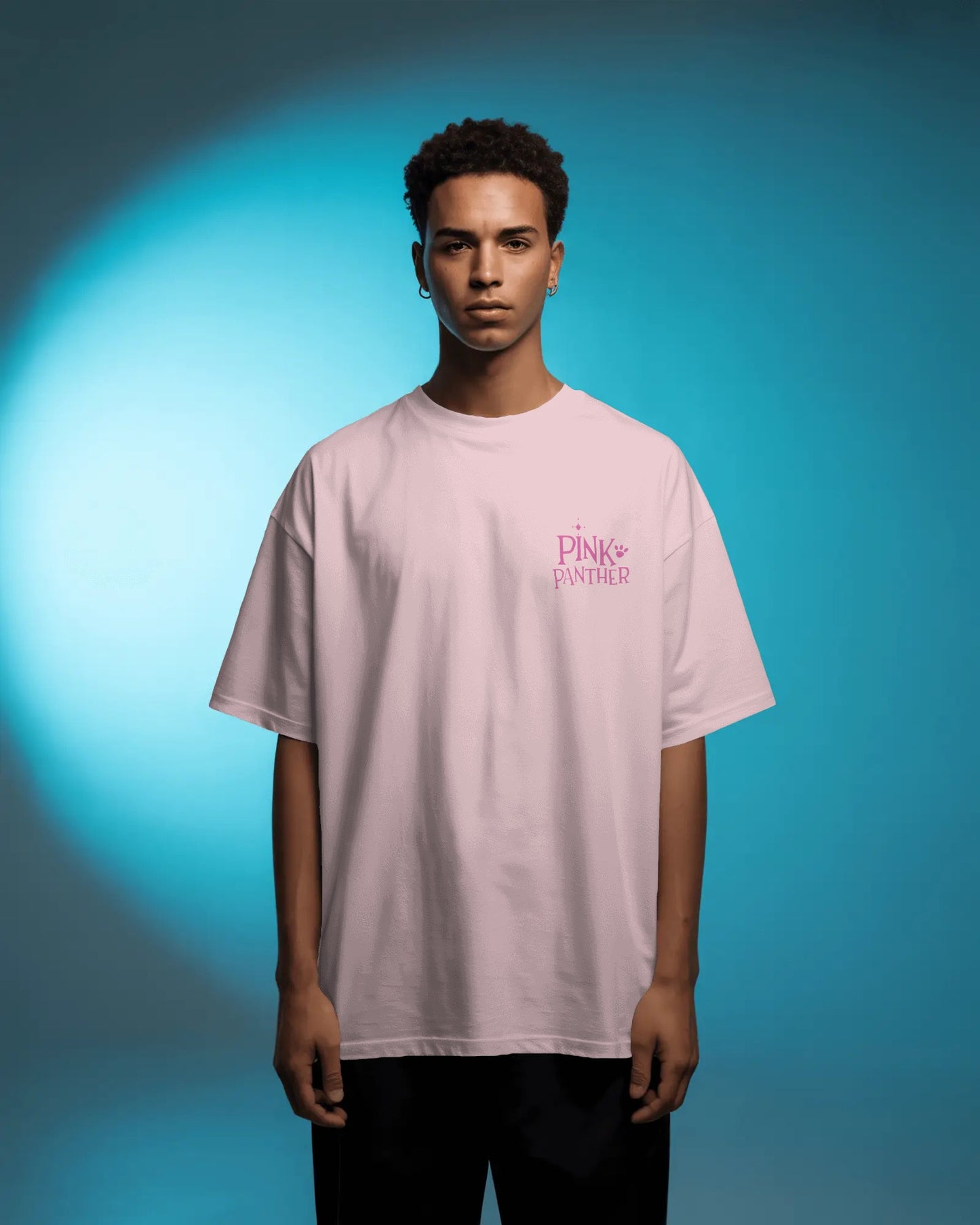 Pink Panther Oversized T-Shirt | Trendy Cartoon Graphic Tee for Men & Women | House of ViDi