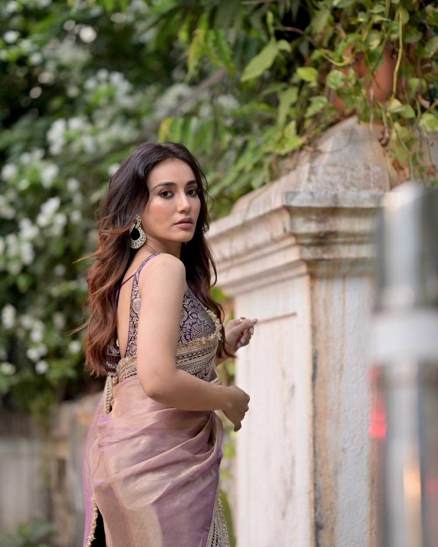 Designer Soft Twill Net Saree with Sequin & Dori Embroidery – Jacquard Silk Blouse - House of ViDi
