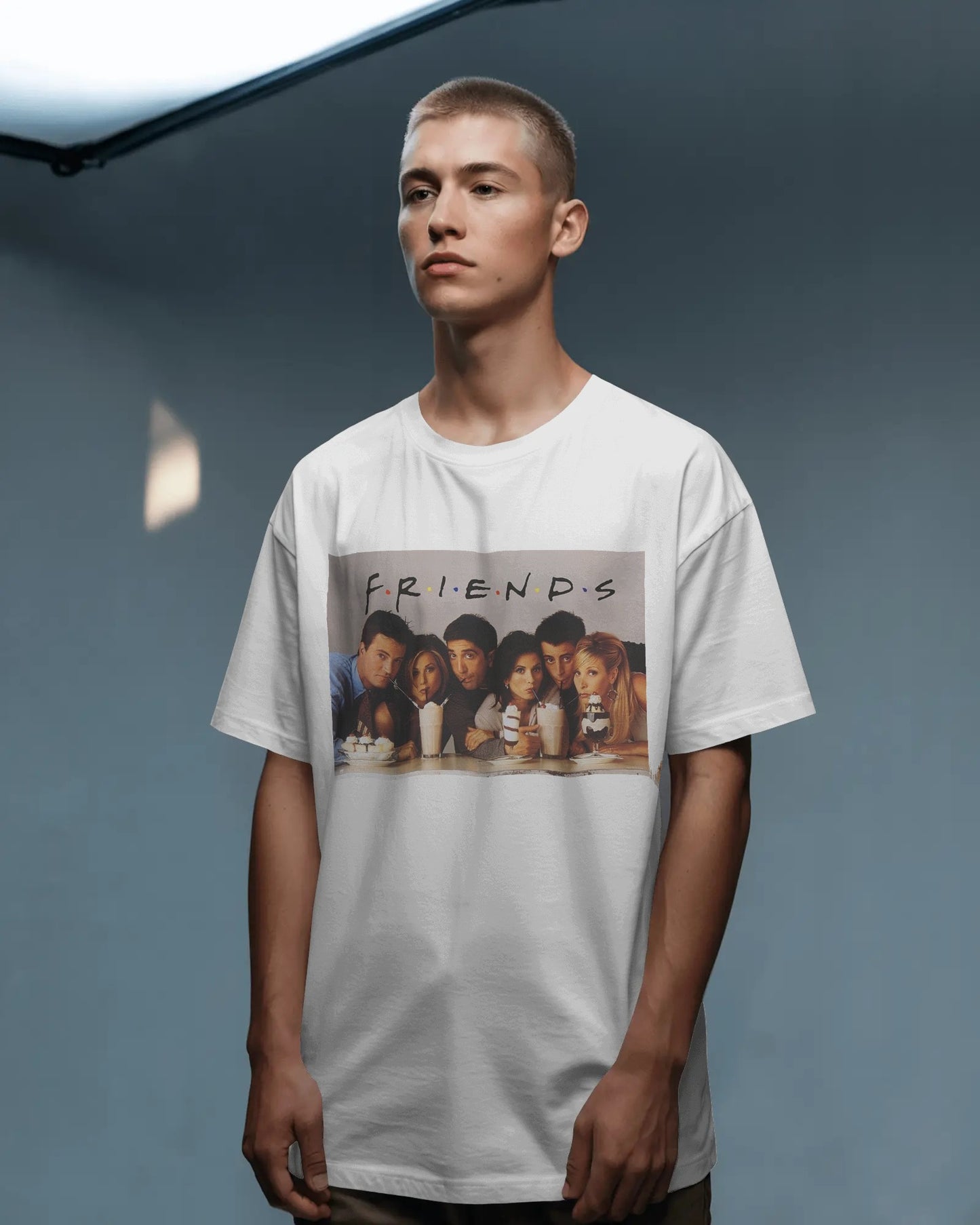 Oversized FRIENDS TV Show Graphic T-Shirt – Unisex Casual Tee