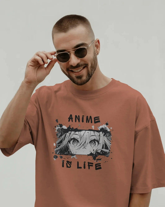 Anime Eyes – Unisex Oversized T-Shirt | Silent. Intense. Unforgettable. - House of ViDi