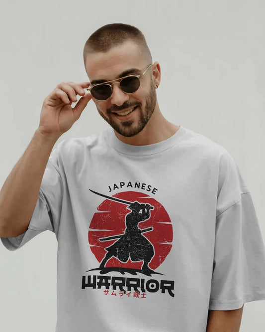 Japanese Samurai Warrior – Unisex Oversized T-Shirt | Bold. Fearless. Legendary. - House of ViDi