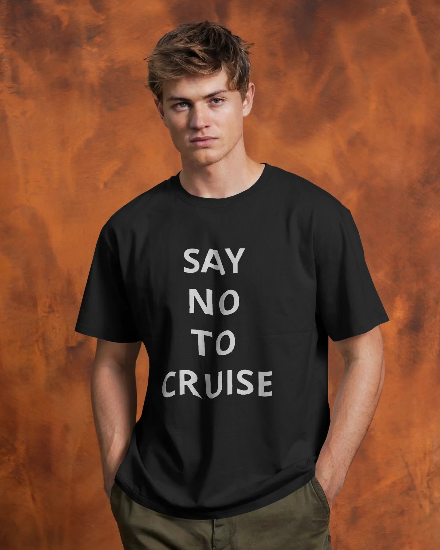 Say No To Cruise Unisex Classic T-Shirt | Inspired by Samay Raina’s Viral Look