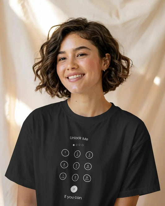 Unlock Me Unisex Classic T-Shirt | Fun Graphic Half Sleeve Tee - House of ViDi