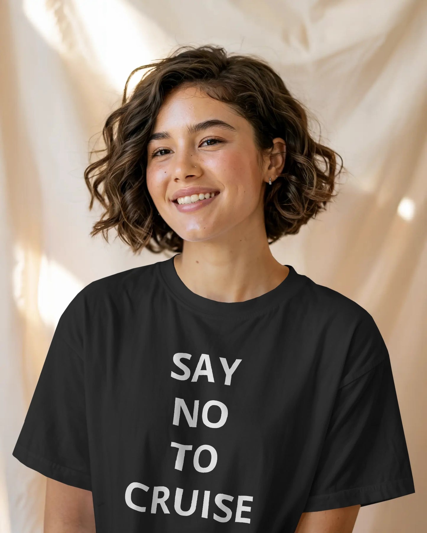 Say No To Cruise Unisex Classic T-Shirt | Inspired by Samay Raina’s Viral Look