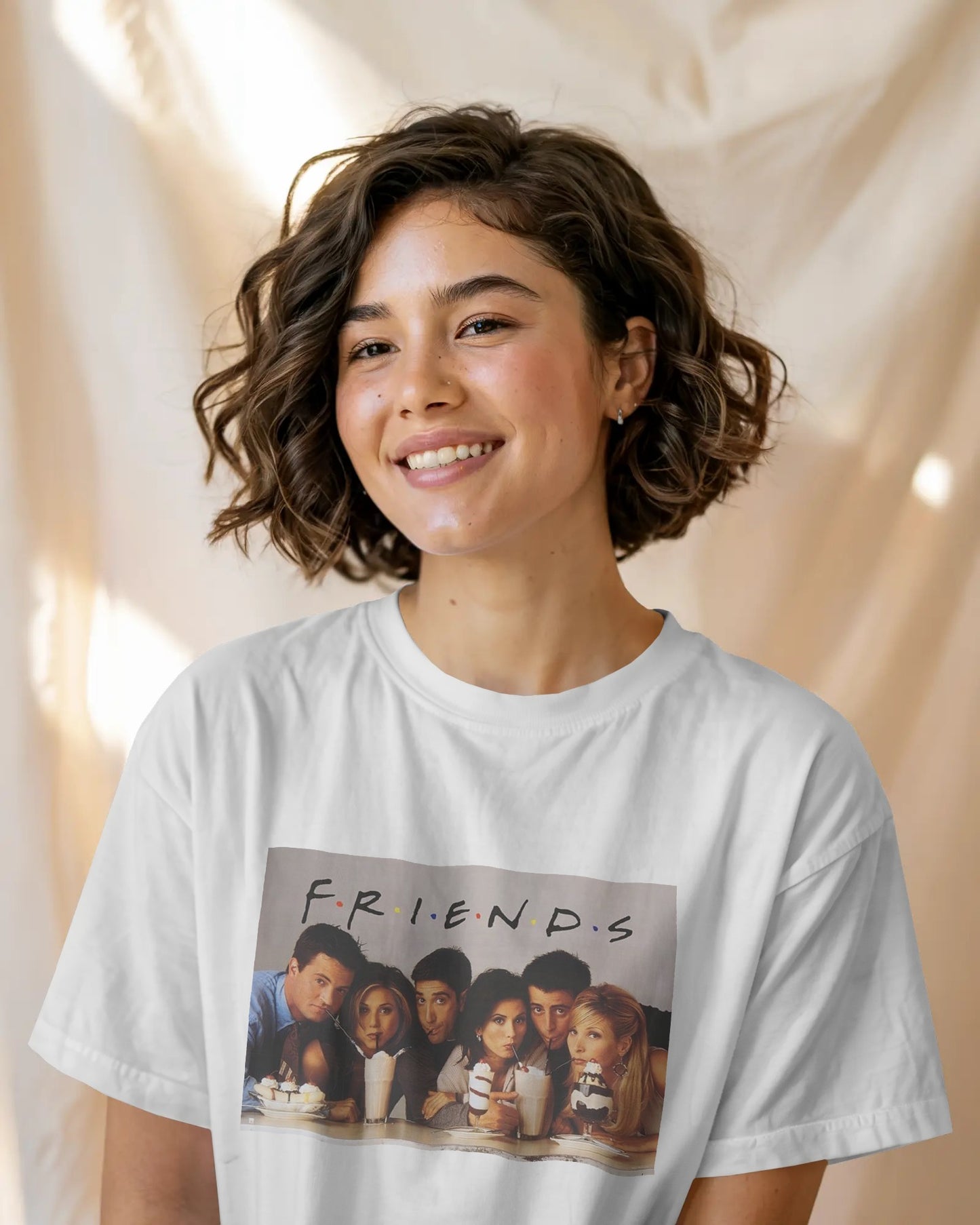 Oversized FRIENDS TV Show Graphic T-Shirt – Unisex Casual Tee