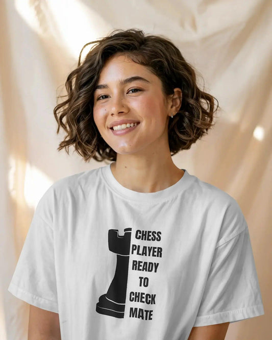 Chess Player Unisex Cotton T-Shirt | Ready to Checkmate - House of ViDi