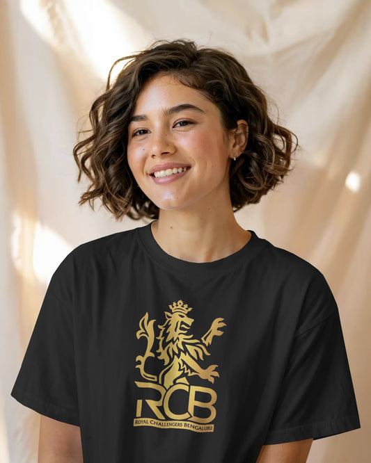 RCB Fan T-Shirt โ Royal Challengers Bangalore Official-Inspired Unisex Cotton T-Shirt | For True RCB Cricket Fans - House of ViDi