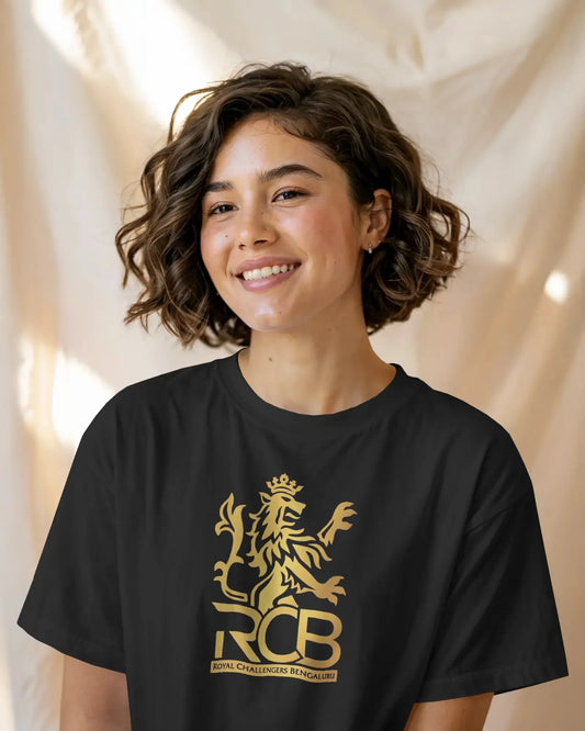 RCB Fan T-Shirt โ Royal Challengers Bangalore Official-Inspired Unisex Cotton T-Shirt | For True RCB Cricket Fans - House of ViDi