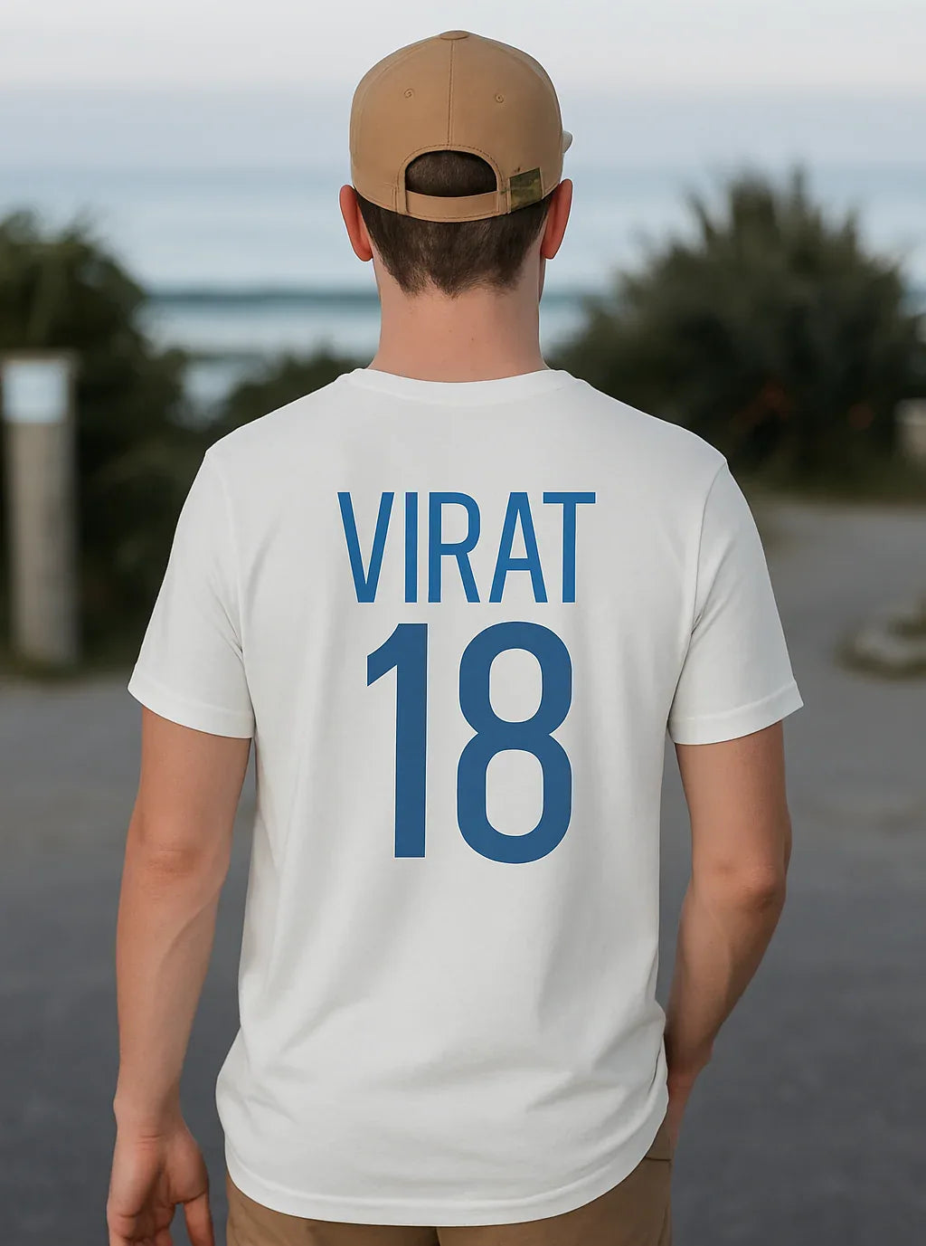 Virat Kohli Tribute White T-Shirt – Virat 18 - House of ViDi