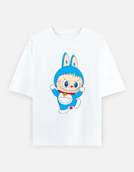 Labubu Dora Vibe – Unisex Oversized T-Shirt | Mischief Meets Manga Cool - House of ViDi