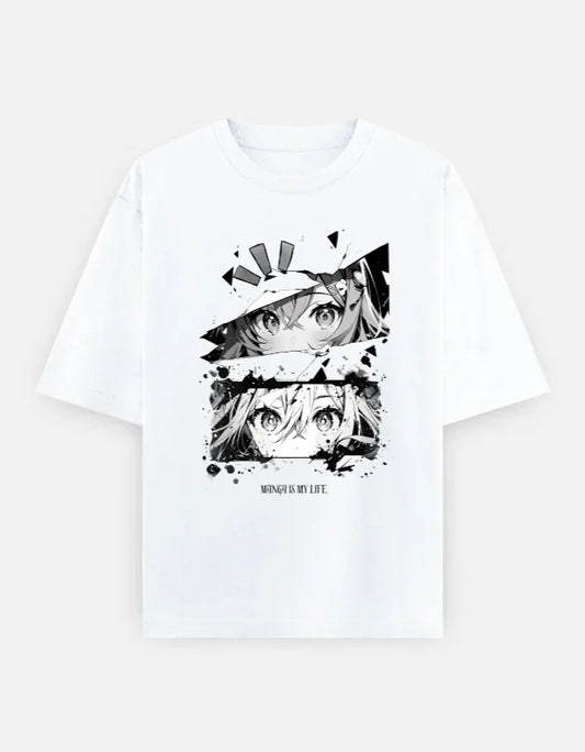 Manga Is My Life – Oversized Graphic T-shirt | Anime Streetwear - House of ViDi