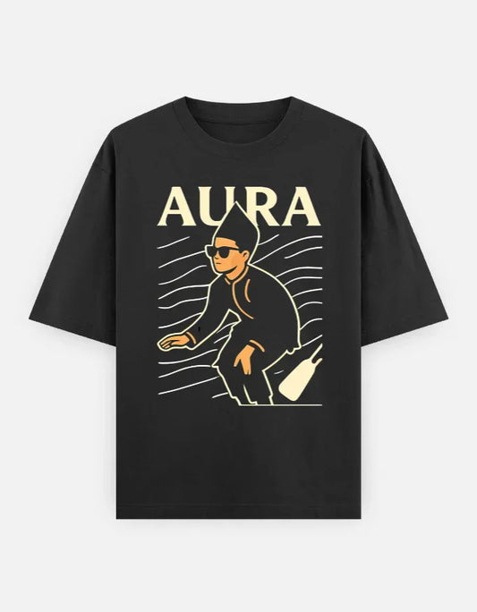 Aura Farming – Unisex Oversized T-Shirt | Viral Dance Vibe in Every Thread - House of ViDi