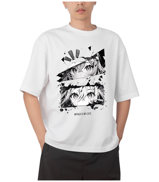 Manga Is My Life – Oversized Graphic T-shirt | Anime Streetwear - House of ViDi