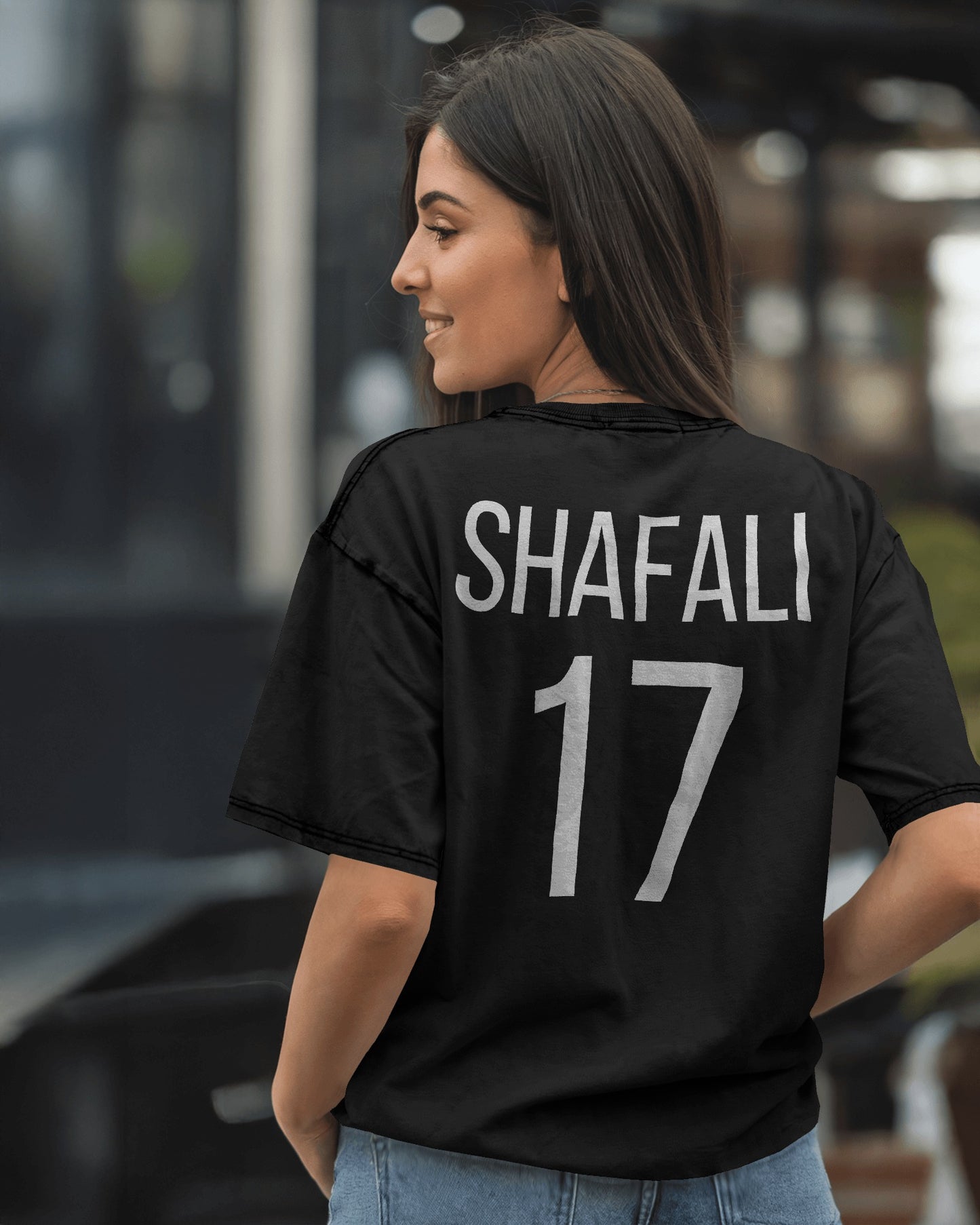 Shafali Verma 17 Fearless Fire Fan Jersey Style T-Shirt – Unisex Cricket Edition - House of ViDi