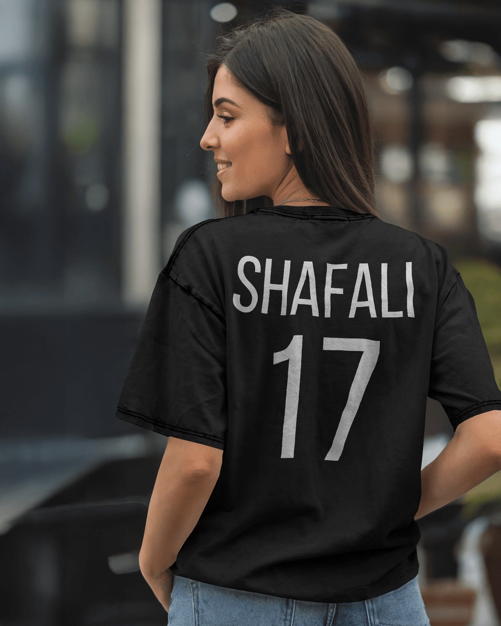 Shafali Verma 17 Fearless Fire Fan Jersey Style T-Shirt – Unisex Cricket Edition - House of ViDi