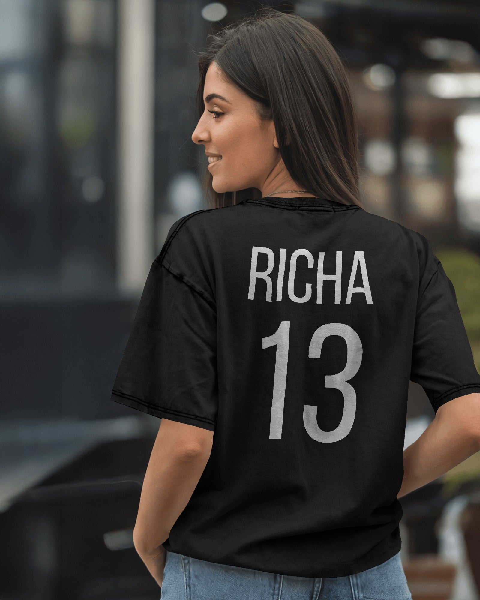 Richa Ghosh 13 Power Finisher Fan Jersey Style T-Shirt – Unisex Cricket Edition - House of ViDi