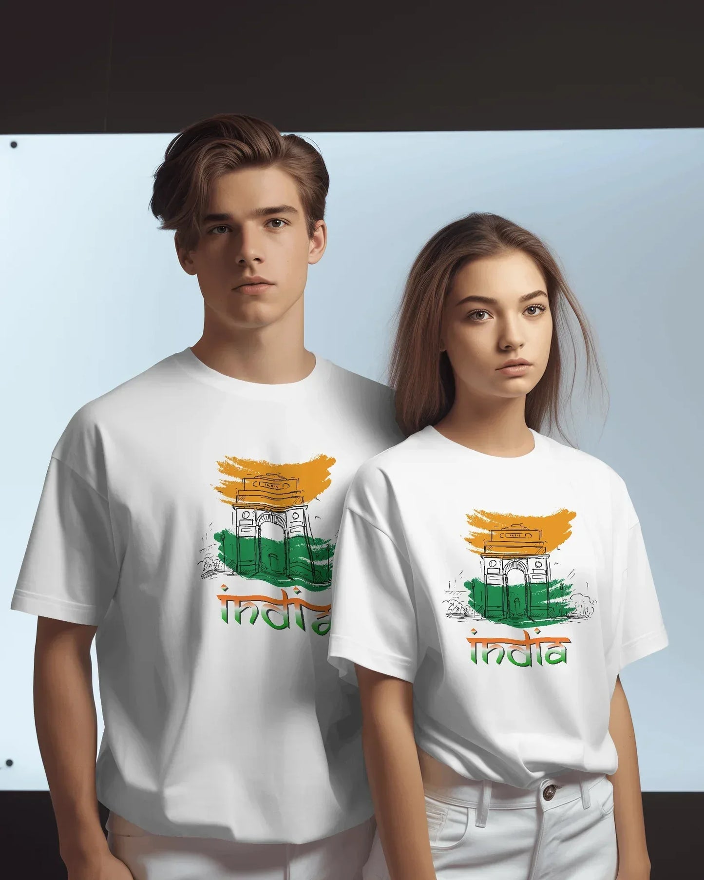 India Unisex Round Neck Half Sleeve T-Shirt - House of ViDi