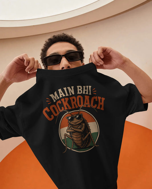 Main Bhi Cockroach Tshirt | Cockroach Janata Party Tshirt