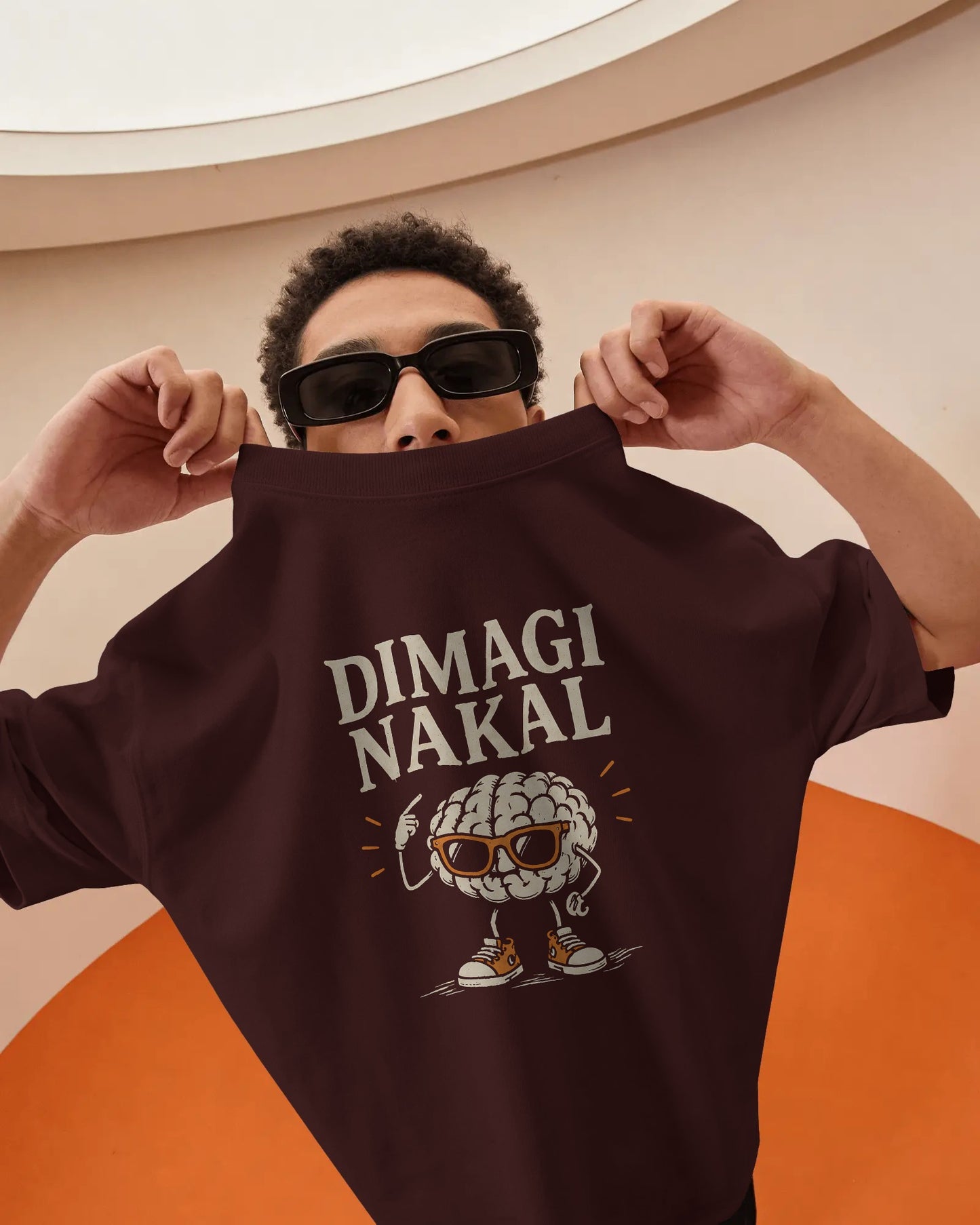 Dimagi Nakal Graphic T-Shirt | Funny Brainy Unisex T-Shirt