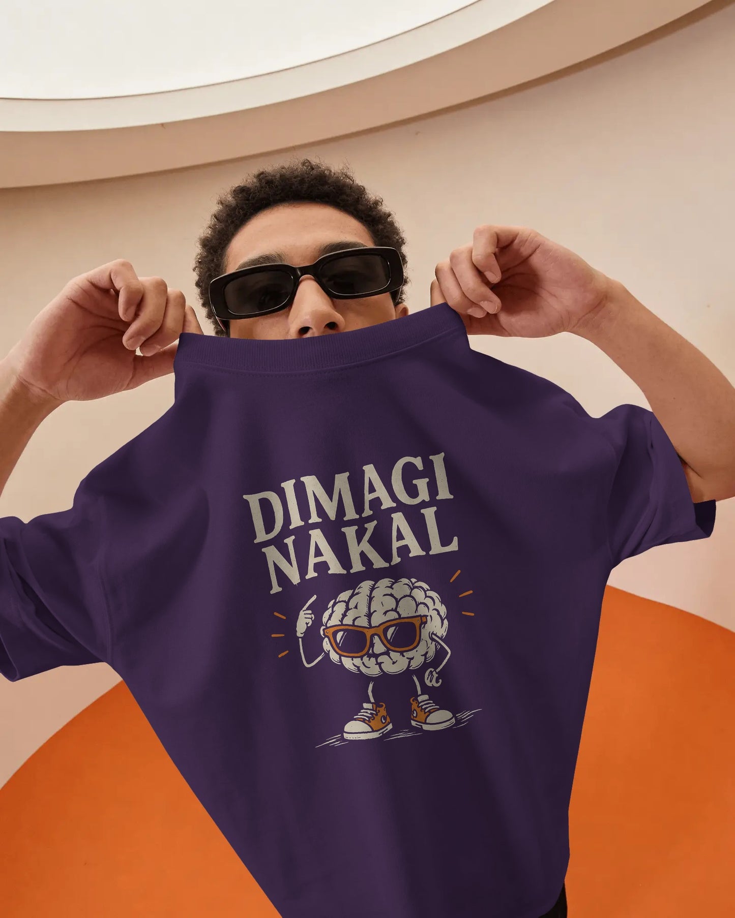 Dimagi Nakal Graphic T-Shirt | Funny Brainy Unisex T-Shirt