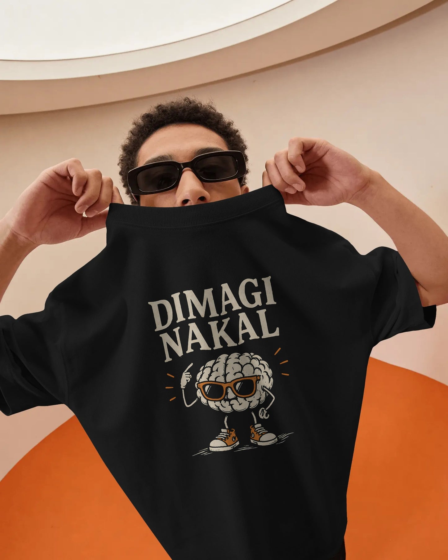 Dimagi Nakal Graphic T-Shirt | Funny Brainy Unisex T-Shirt