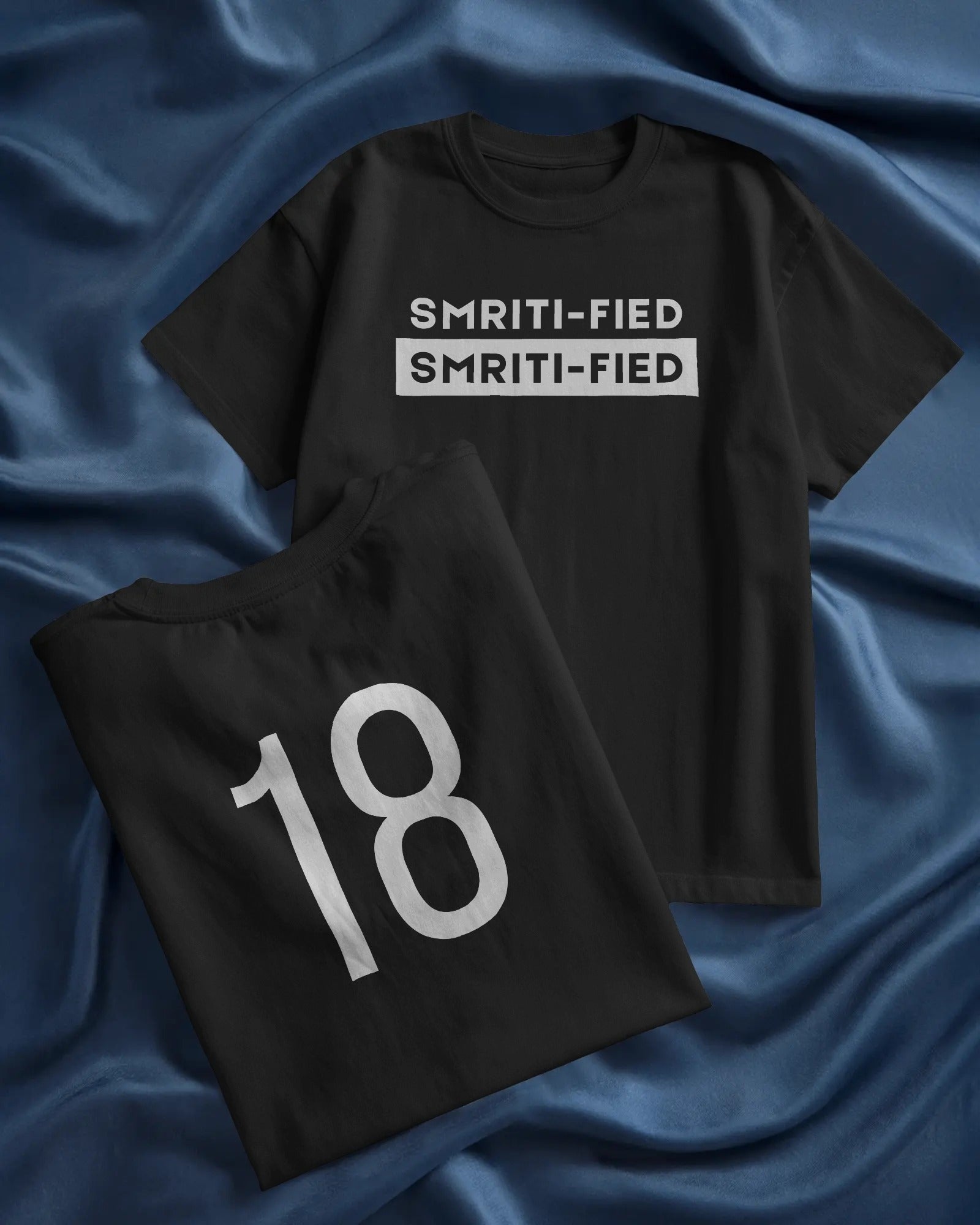 Smriti Mandhana Fan T-Shirt – Smriti-fied 18 Unisex Cotton Cricket Tee - House of ViDi