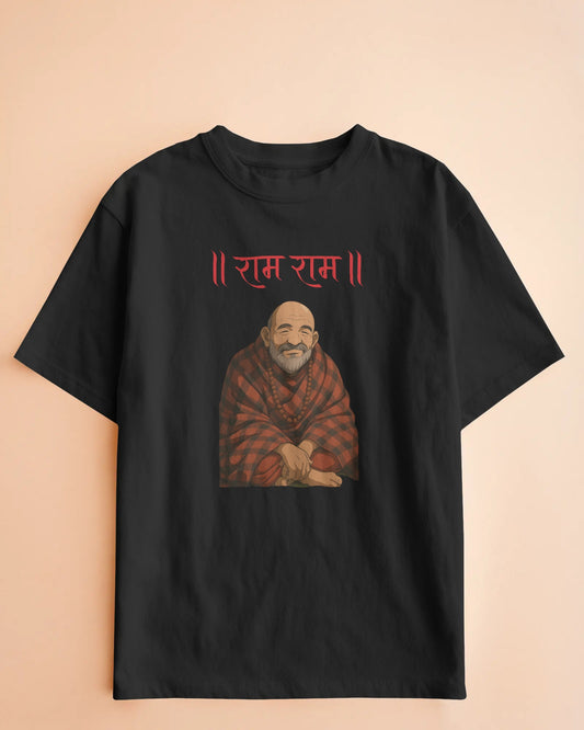 राम राम (Ram Ram) Unisex T-shirt – Neem Karoli Baba Inspired | House of ViDi