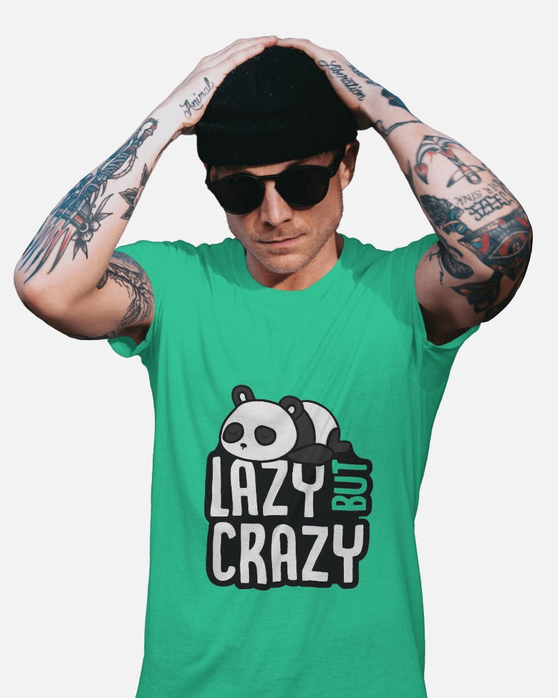 Lazy But Crazy Unisex Round Neck Half Sleeve T-Shirt