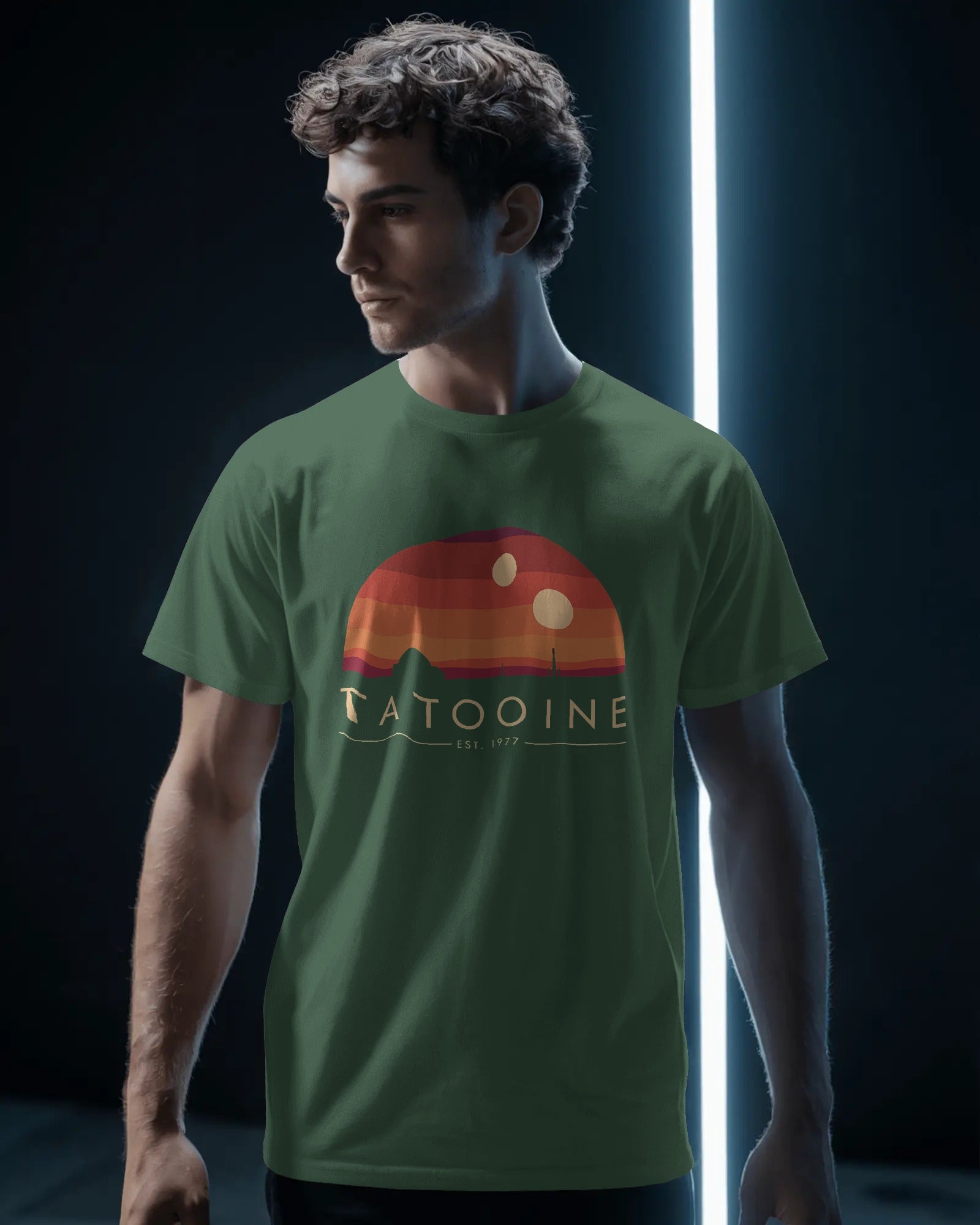 Star Wars Tatooine Classic T-Shirt | Twin Suns Desert Tee - House of ViDi