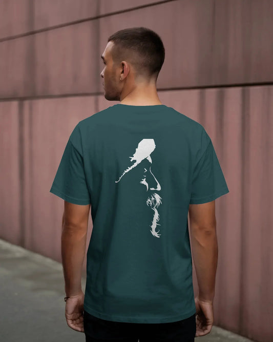 Osho Unisex T-shirt – Minimalist Spiritual Design - Back Print - House of ViDi