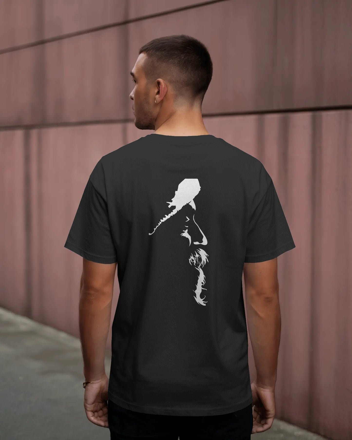 Osho Unisex T-shirt – Minimalist Spiritual Design - Back Print