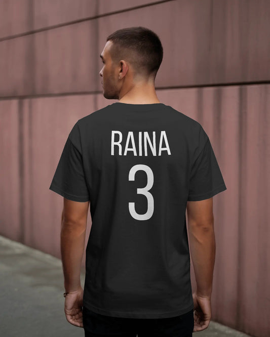 Suresh Raina 3 Vintage Cricket Fan Jersey Style T-Shirt – Unisex Cotton Edition - House of ViDi