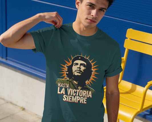 Hasta La Victoria Siempre Che Guevara Unisex Classic T-Shirt | Revolutionary Graphic Tee