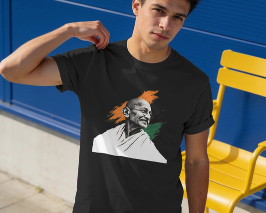 Mahatma Gandhi T-Shirt | Indian Freedom & Peace Graphic Tee