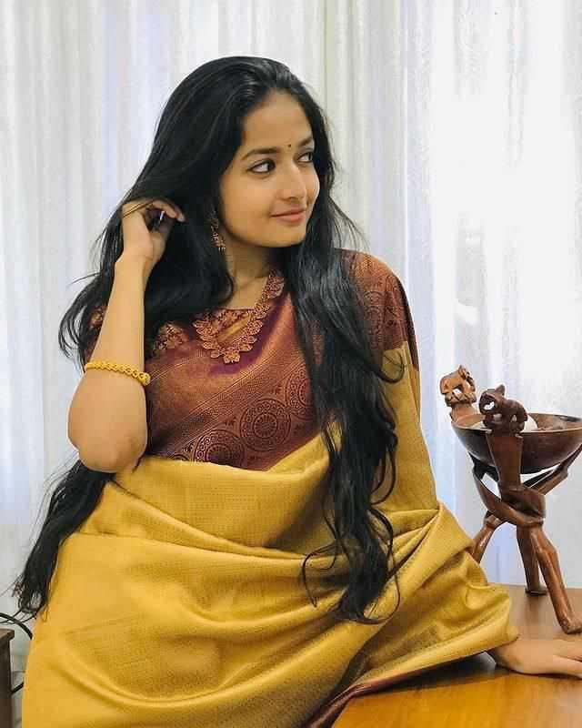 Brown Premium Soft Lichi Silk Saree with Rich Pallu & Jacquard Weaving | Designer Traditional Wear - House of ViDi