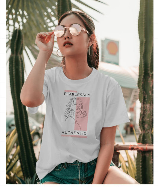 Fearlessly Authentic – Supima Cotton Unisex T-shirt - House of ViDi