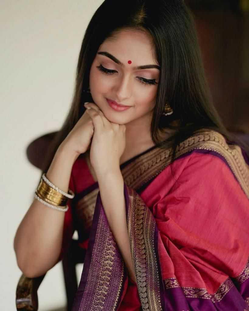 Rani Soft Lichi Silk Saree with Rich Pallu & All-Over Jacquard Weaving | Designer Traditional Silk Saree - House of ViDi