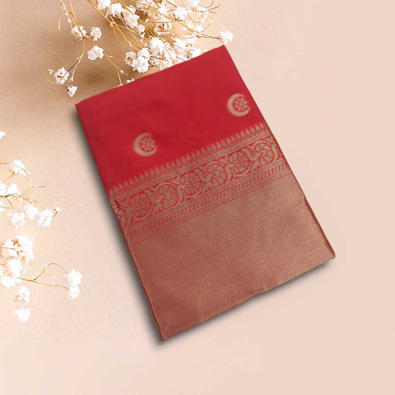 Sonakshi Sinha Inspired Soft Lichi Silk Saree with Jacquard Weaving & Rich Pallu – Timeless Ethnic Elegance - House of ViDi
