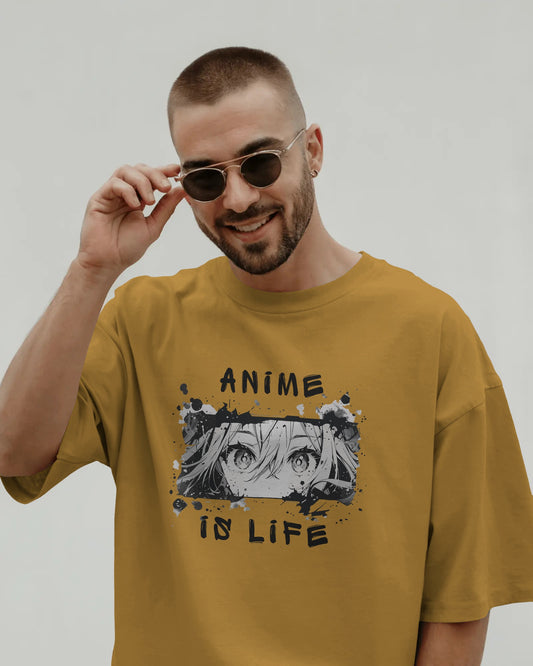 Anime Eyes – Unisex Oversized T-Shirt | Silent. Intense. Unforgettable.